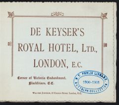 De Keyser's Royal Hotel