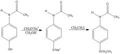 Using ethanol and sodium ethoxide minimizes hydrolysis of amide.