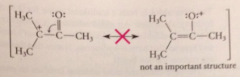 generally do not occur (an a-carbonyl cmpd should be resonance stabilized, but its resonance structure is not important)