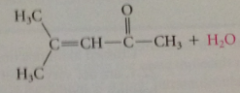 a-hydroxy carbocation loses proton to give b-hydroxy ketone prod - under acidic conditions, material spont undergoes acid-cat dehydration to give a,b-unsat carbonyl cmpd