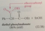 much higher conc of of diethyl carbonate & excess diethyl carbonate must then be separated form prod