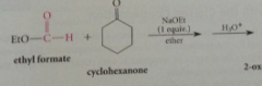 in rxn of ketones w esters, enolate ion of ketone