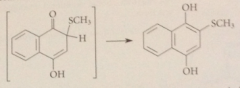 driven to completion by enolization of ketone in brackets to phenol, which is aromatic