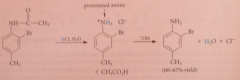 addition of base to the reaction mixture following hydrolysis