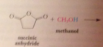 exception: from cyclic anhydrides are formed