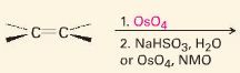 1. Addition reactions of Alkenes.
(h). Hydroxylation with OsO4.
