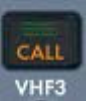 CALL flashes in amber within the respective communication radio

								transmission keys (VHF 1/2/3 or HF 1/2). 

Buzzer sounds.