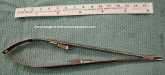 Alias -
Castro's 
Use -
Suturing 
Additional Info - Castro viejo
needle drivers are most common to Vascular, Ophthalmic, and delicate Cosmetic
Surgery. The come in both locking and non-locking varieties depending on
surgeon preference and ...
