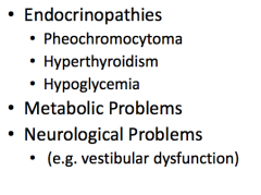 What can all of these medical conditions cause?