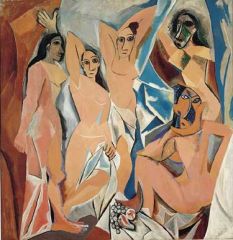 Pablo Picasso, Les Demoiselles d'Avignon, 1907.