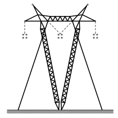 Quel est le nom / hauteur / tensions utilisées de ce pylône?