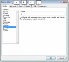 In the Format Cells dialog box, which tab do you click to change the color of a cell's contents?