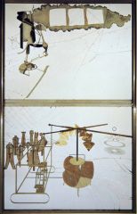 Marcel Duchamp, The Large Glass or The Bride Stripped Bare by her Bachelors, Even, 1915-1923