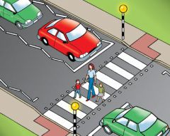 Don't stop while crossing the intersection.