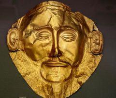 Mask of Agamemnon from Mycenae, c. 100 bc Beaten gold, approx. 12 inches


 