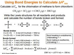 Bonds formed - negative (require energy) ***