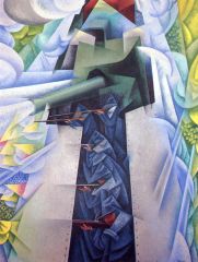 Definition: italian art movement that advocated revolution in the 20th century

Date: 20th century

Influence of time on movement:

Artwork: Armored Train by Gino Severini, 1915, Oil on canvas

Artists: Gino Severini & Umberto Boccioni