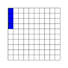 What decimal does the blue part represent?