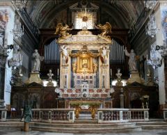 High Altar of Santa Maria in Aracoeli 
Pigment on panel, marble
1560
Santa Maria in Aracoeli, Rome