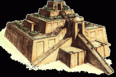 Ancient Mesopotamia, tall stepped tower of earthen materials, often supporting a shrine