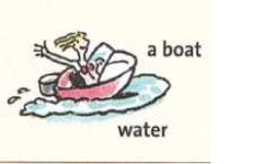a boat


water