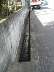 みぞ


.N-COUNT A ditch is a long narrow channel cut into the ground at the side of a road or field. 道沟; 沟渠