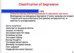 Identify the depression type:
