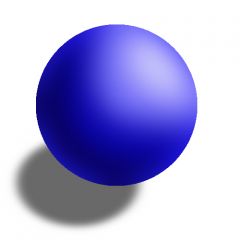 Thought that atoms look like a sphere that was the same throughout.