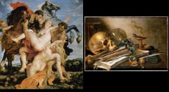 Rubens
Rape of the Daughters of Leucipus
 
Claesz
Vanitas