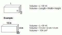 Length x width x height