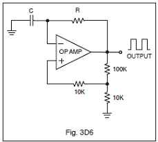 3-30D6

In the op-amp oscillator circuit shown in Figure 3D6, what would be the most noticeable effect if the capacitance of C were suddenly doubled?